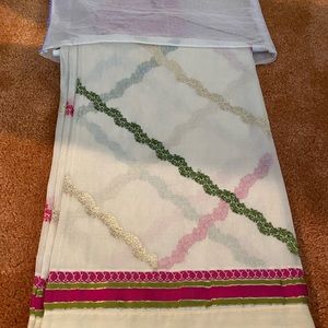 pure silk fabric sari from india